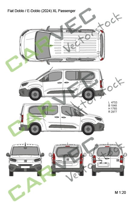 Fiat Doblo/E-Doblo (2024) XL (L2) Passenger