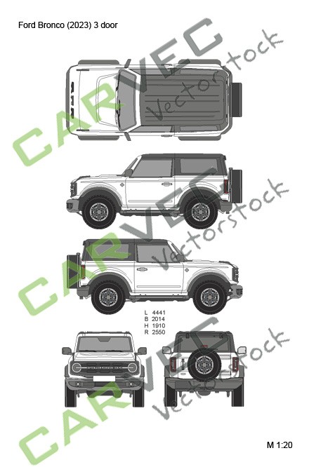 Ford Bronco Wildtrak (Raptor) (2023) 3 door