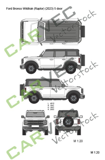 Ford Bronco Wildtrak (Raptor) (2023) 5 door