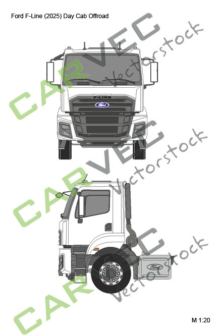 Ford F-Line (2025) Day Cab Offroad