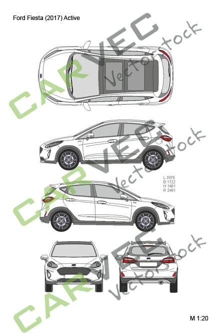 Ford Fiesta Active (2017) (5 doors)
