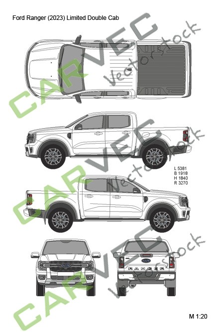 Ford Ranger Limited Double Cab (2023)