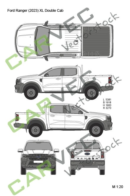 Ford Ranger XL Double Cab (2023)