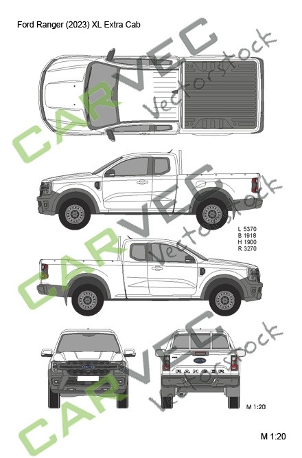 Ford Ranger XL Extra Cab (2023)