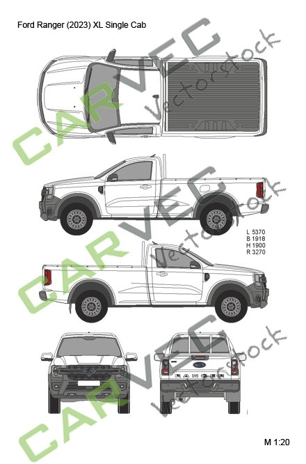 Ford Ranger XL Single Cab (2023)