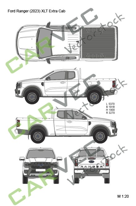 Ford Ranger XLT Extra Cab (2023)