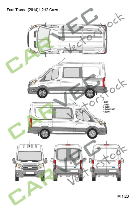 Ford Transit L2H2 (Crew) (2014) Ford Transit L2H2 (Crew) (2014)