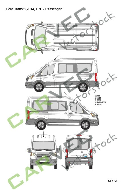 Ford Transit L2H2 (Passenger) (2014) Ford Transit L2H2 (Passenger) (2014)