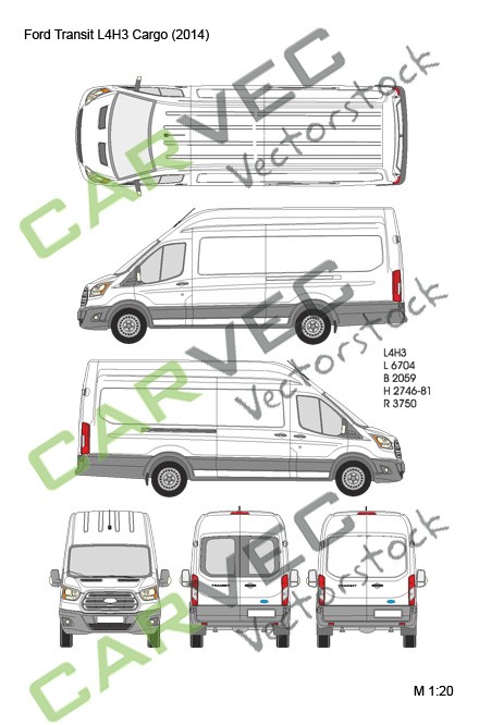Ford Transit L4H3 (Cargo) (2014)