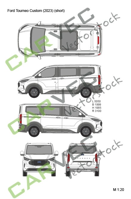 Ford Tourneo Custom (2023) (short)