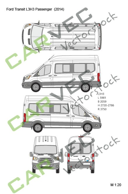 Ford Transit L3H3 (Passenger) (2014) Ford Transit L3H3 (Passenger) (2014)