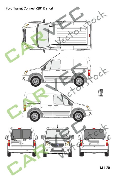 Ford Transit Connect (2011) short Ford Transit Connect (2011) short