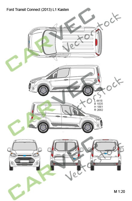 Ford Transit Connect L1 (Cargo) (2013) Ford Transit Connect L1 (Cargo) (2013)