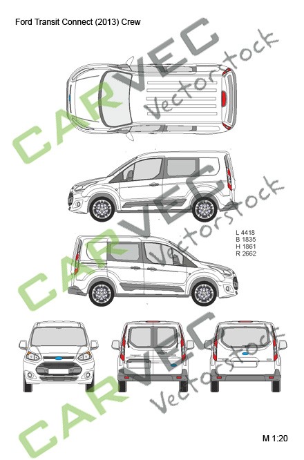 Ford Transit Connect L1 (Crew) (2013) Ford Transit Connect L1 (Crew) (2013)