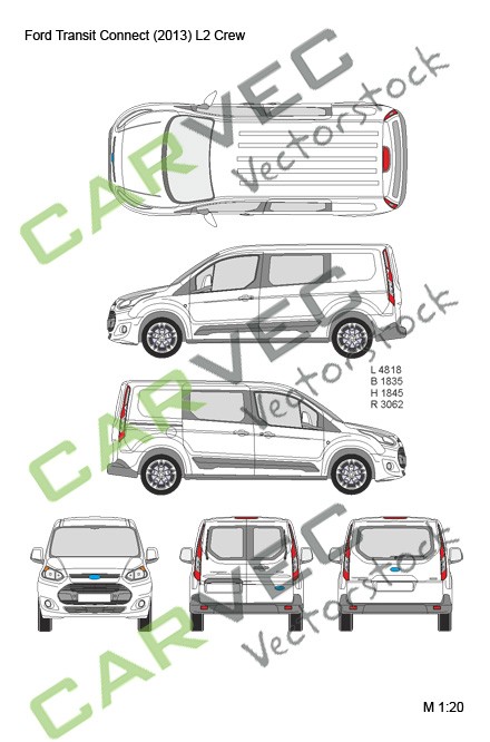 Ford Transit Connect L2 (Crew) (2013) Ford Transit Connect L2 (Crew) (2013)