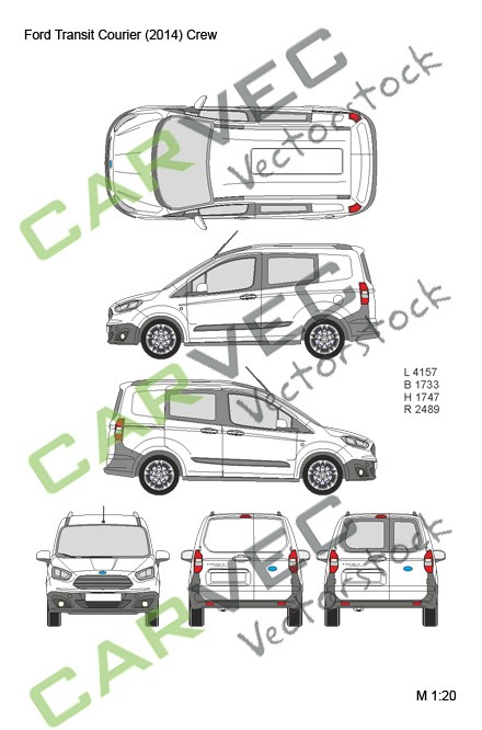Ford Transit Courier (Crew) (2014) Ford Transit Courier (Crew) (2014)