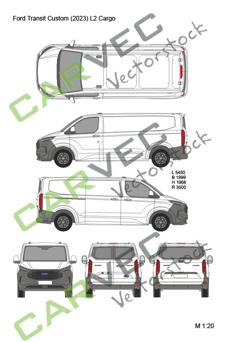 Ford Transit Custom (2023) L2H1 Cargo