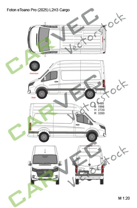 Foton eToano Pro (2025) L2H3 Cargo