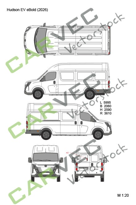 Hudson EV eBold (2026) Cargo
