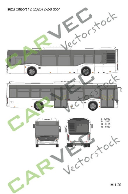Isuzu Citiport 12 (2026) 2-2-0 door Isuzu Citiport 12 (2026) 2-2-0 door