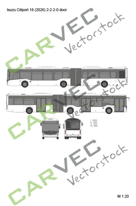 Isuzu Citiport 18 (2026) 2-2-2-0 door Isuzu Citiport 18 (2026) 2-2-2-0 door