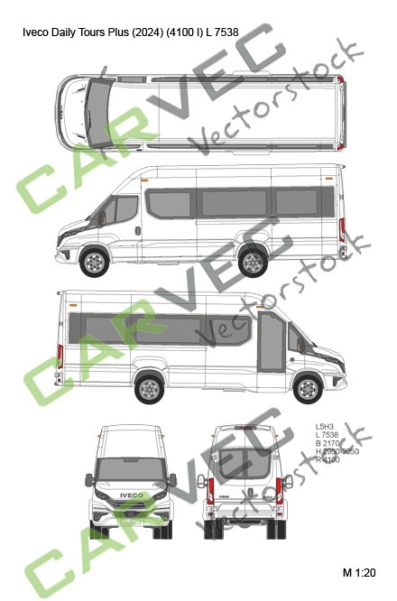 Iveco Daily L5H3 (Radstand 4100) Tours Plus (2024)