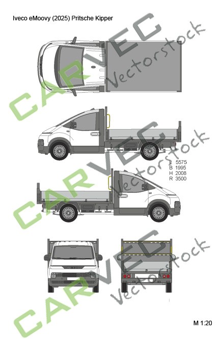 Iveco eMoovy (2025) Flatbed / Tipper