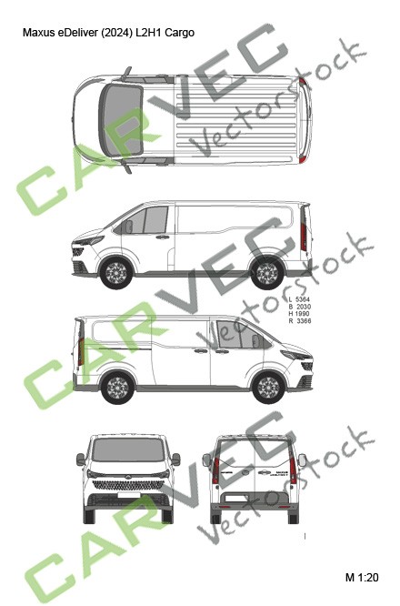 Maxus eDeliver 7 (2024) Cargo L2H1