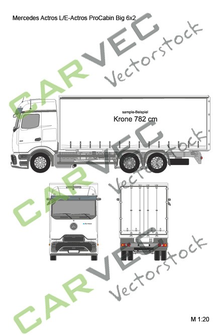 Mercedes Actros L / E-Actros (2024) ProCabin Big 6x2