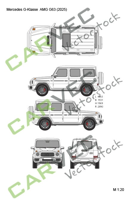 Mercedes g-class AMG G63 (2025)