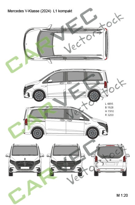 Mercedes V-Klasse (2024) L1 kompakt