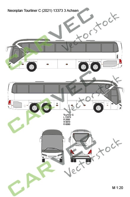 Neoplan Tourliner C (2021) 13373 3 Achsen