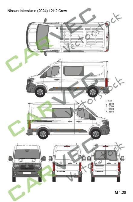 Nissan Interstar-e (2024) L2H2 Crew