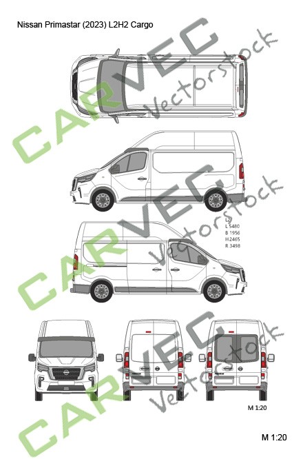 Nissan Primastar (2023) L2H2 Cargo