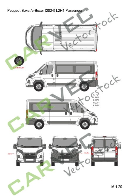 Peugeot Boxer (E-Boxer) (2024) L2H1 Passenger