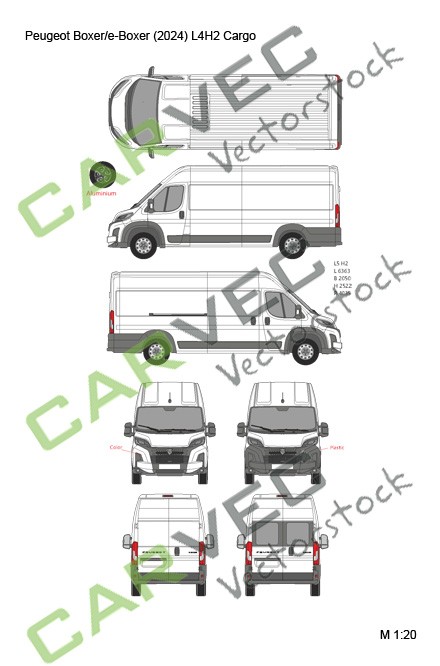 Peugeot Boxer (E-Boxer) (2024) L4H2 Cargo