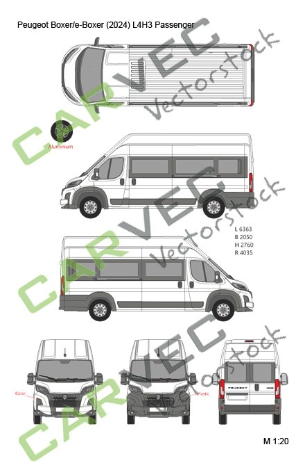 Peugeot Boxer (E-Boxer) (2024) L4H3 Passenger