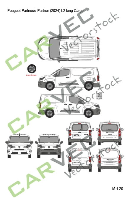 Peugeot Partner / E-Partner (2024) L2 Cargo