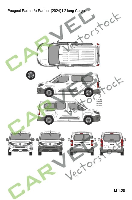 Peugeot Partner / E-Partner (2024) L2 Passenger