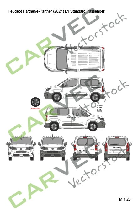 Peugeot Partner / E-Partner (2024) L1 Passenger