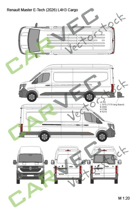 Renault Master E-Tech (2026) L4H3 Cargo