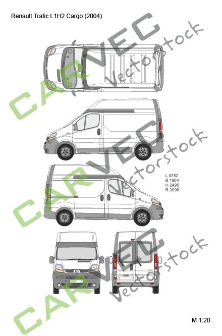 Renault Trafic L1H2 Cargo (2004)