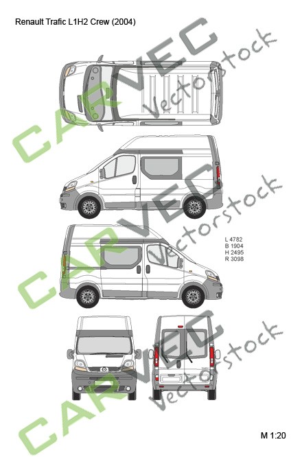Renault Trafic L1H2 Crew (2004)