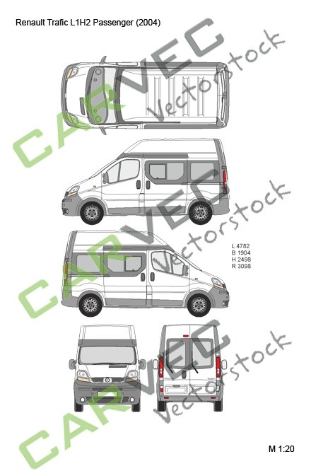 Renault Trafic L1H2 Passenger (2004)