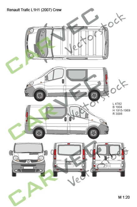 Renault Trafic L1H1 Crew (2007)