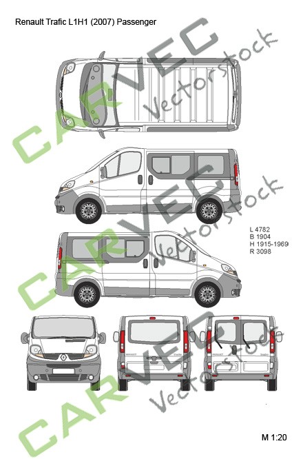 Renault Trafic L1H1 Passenger (2007)