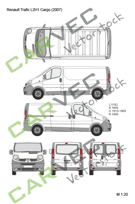Renault Trafic L2H1 Cargo (2007)