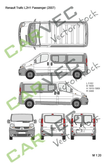 Renault Trafic L2H1 Passenger (2007)