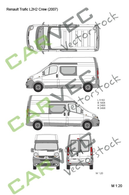 Renault Trafic L2H2 Crew (2007)
