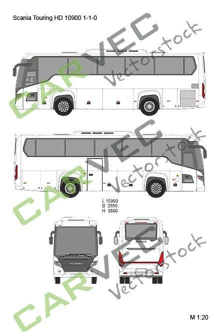 Scania Touring HD 10900  1-1-0
